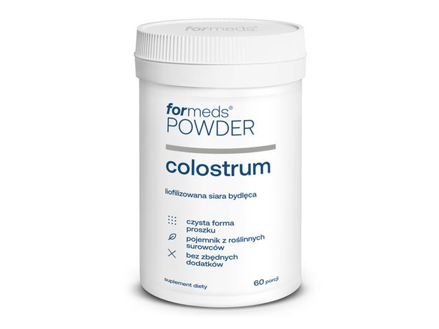 Powder Colostrum interakcje ulotka proszek  36 g