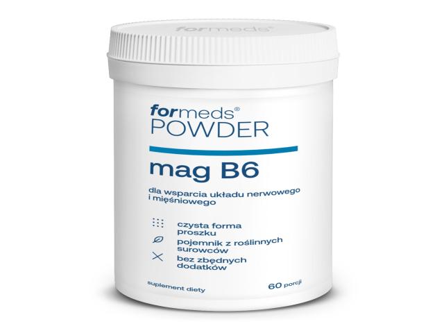 Powder Mag B6 interakcje ulotka proszek  55,8 g