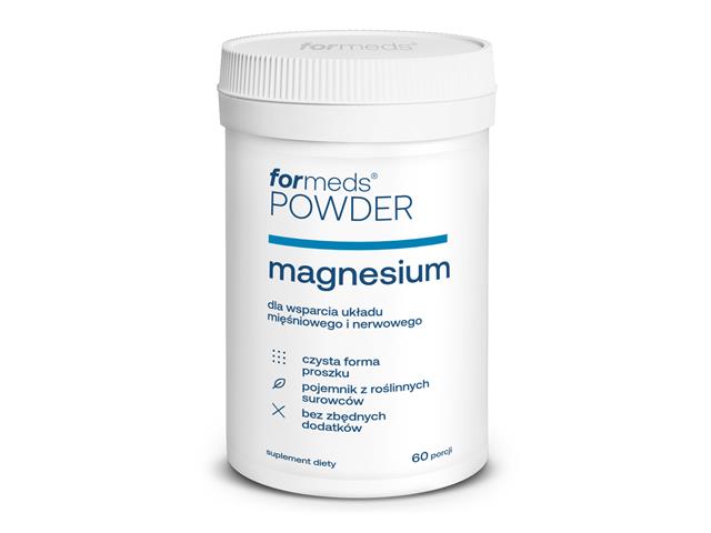 Powder Magnesium interakcje ulotka proszek  55.8 g