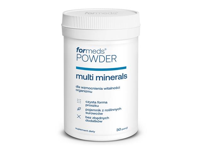 Powder Multi Minerals interakcje ulotka proszek  282,6 g