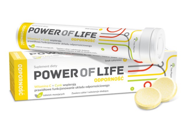 Power Of Life Odporność interakcje ulotka tabletki musujące - 20 tabl. (tub.)