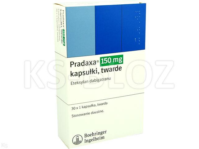 Pradaxa interakcje ulotka kapsułki twarde 150 mg 30 kaps.