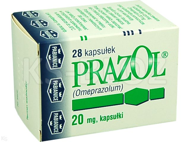 Prazol interakcje ulotka kapsułki 20 mg 