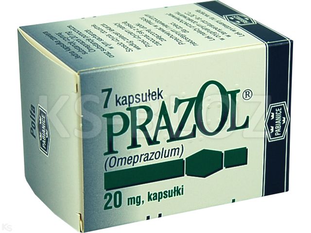 Prazol interakcje ulotka kapsułki 20 mg 7 kaps. (poj.)