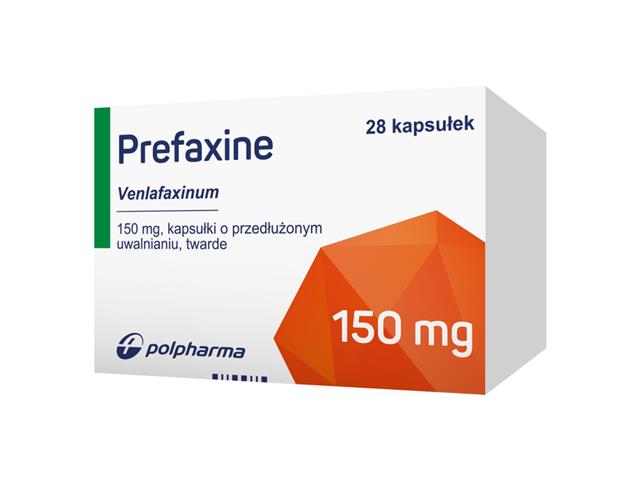 Prefaxine interakcje ulotka kapsułki o przedłużonym uwalnianiu twarde 150 mg 