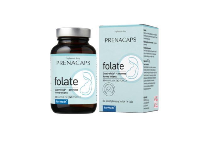Prenacaps Folate interakcje ulotka kapsułki - 60 kaps.