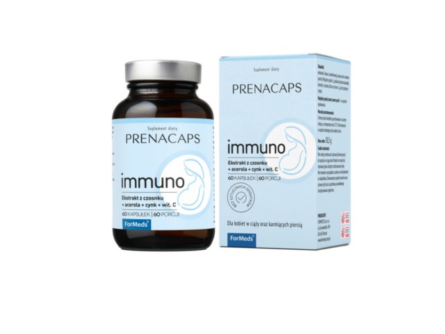 Prenacaps Immuno interakcje ulotka kapsułki - 60 kaps.