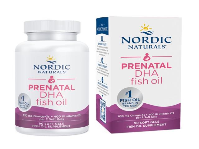 Prenatal DHA 830 Mg Omega-3 + 400 IU Witamin D3 interakcje ulotka kapsułki  90 kaps.