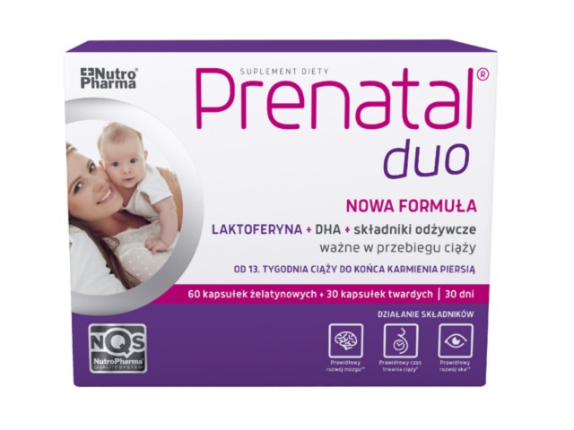 Prenatal Duo interakcje ulotka kapsułki  30 kaps. + 60 kaps.