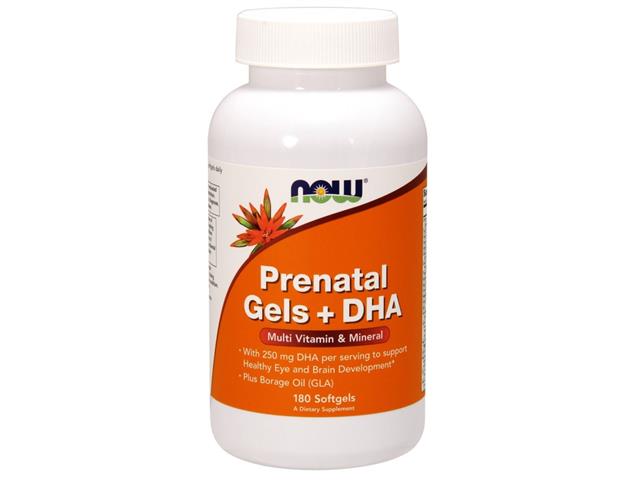 Prenatal Gels + DHA interakcje ulotka kapsułki  180 kaps.