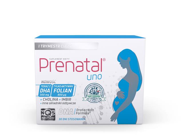 Prenatal Uno interakcje ulotka kapsułki  30 kaps. (+ 30 kaps.)