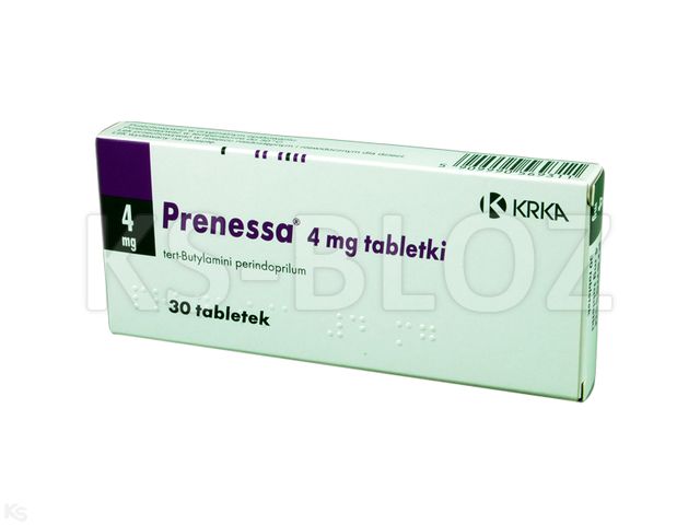 Prenessa interakcje ulotka tabletki 4 mg 30 tabl. (3 blist. po 10 tabl.)