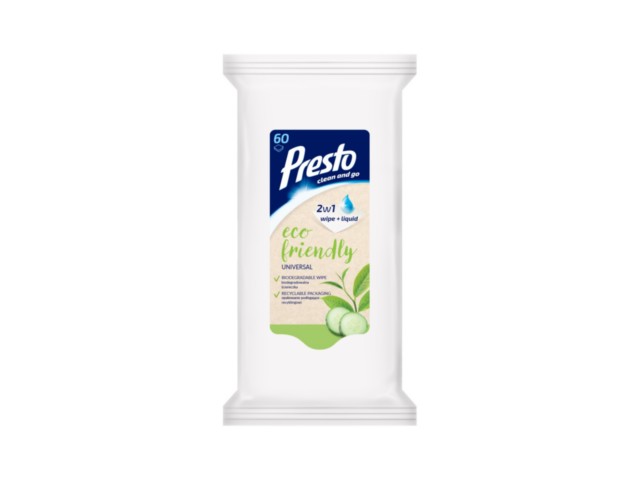 Presto ECO interakcje ulotka chusteczka - 60 szt.