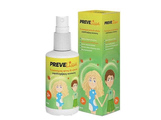 PreveLissa Spray zapobiegający wszawicy do włosów interakcje ulotka   50 ml