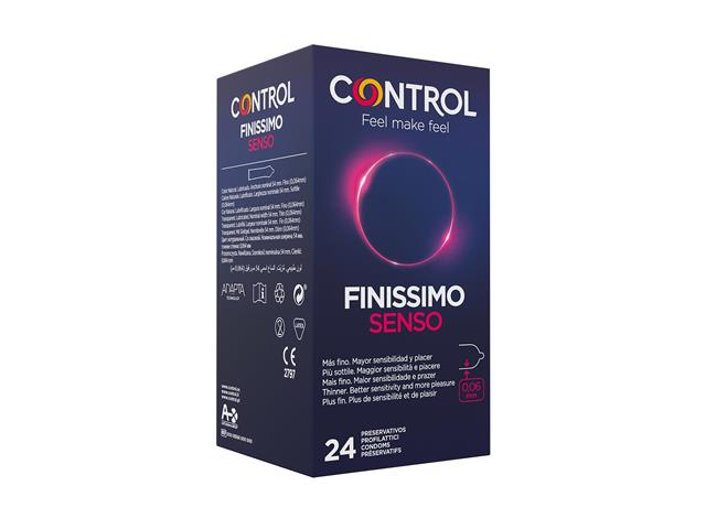 Prezerwatywy CONTROL FINISSIMO SENSO 00008566000000 interakcje ulotka prezerwatywa - 24 szt.