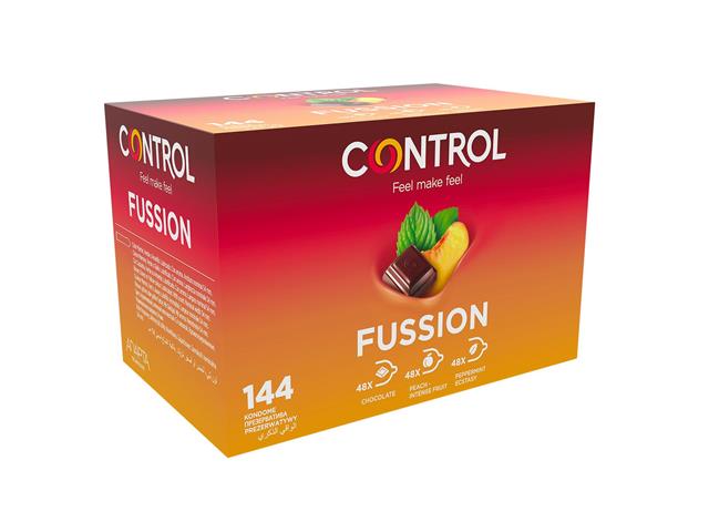 Prezerwatywy CONTROL FUSSION 00008471000000 interakcje ulotka prezerwatywa - 144 szt.