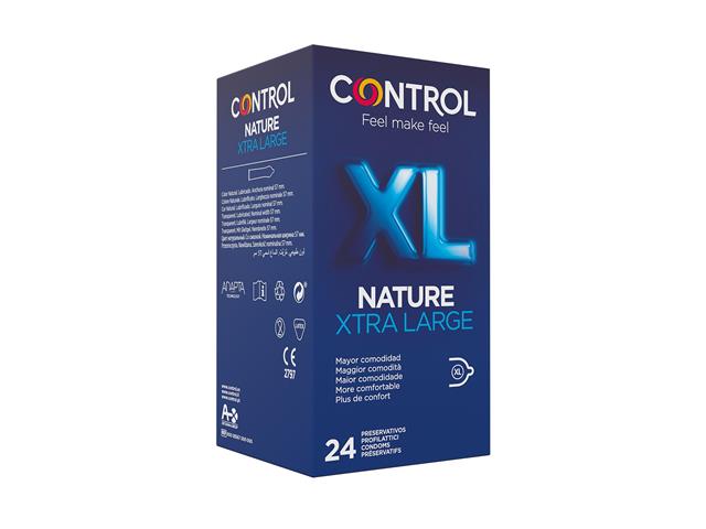 Prezerwatywy CONTROL NATURE XL 00008567000000 interakcje ulotka prezerwatywa  24 szt.