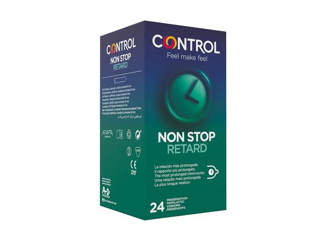Prezerwatywy CONTROL NON STOP RETARD 00008569000000 interakcje ulotka prezerwatywa - 24 szt.