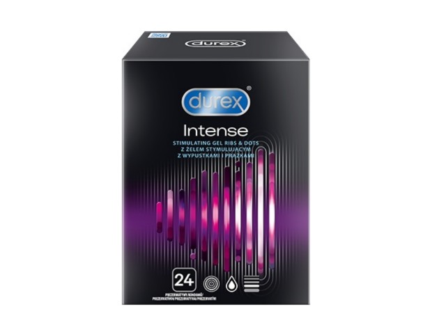 Prezerwatywy Durex Intense interakcje ulotka   24 szt.