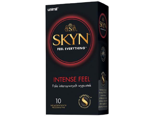 Prezerwatywy SKYN Intense Feel interakcje ulotka prezerwatywa  10 szt.