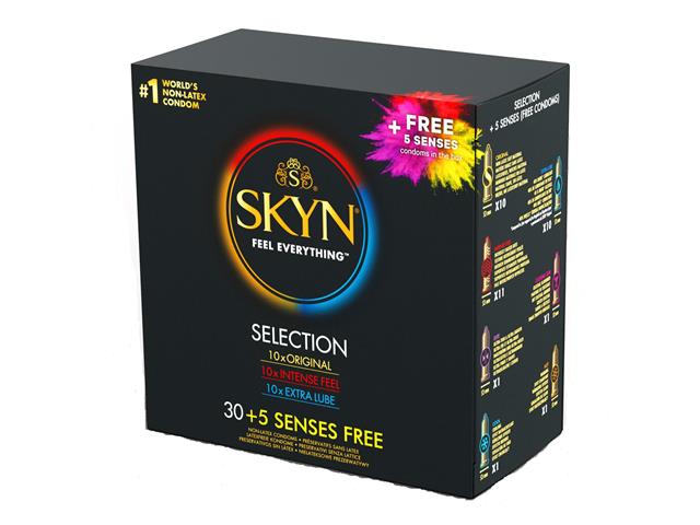 Prezerwatywy SKYN Selection interakcje ulotka prezerwatywa - 35 szt.
