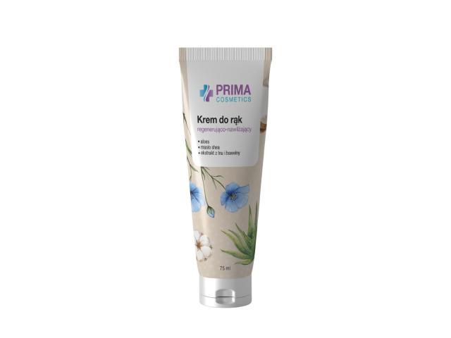 Prima Cosmetics Krem do rąk regenerująco-nawilżający do skóry suchej podrażnionej i zniszczonej interakcje ulotka krem  75 ml