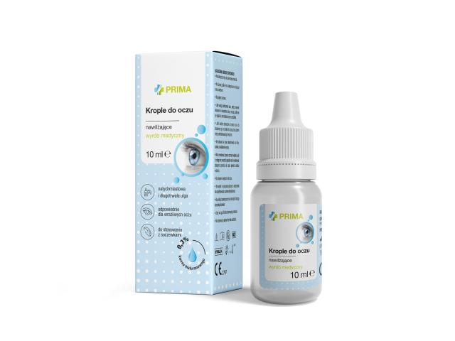 Prima Krople do oczu nawilżające interakcje ulotka krople do oczu - 10 ml