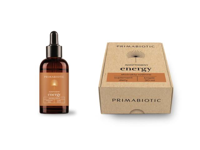 Primabiotic Adaptogeny Energy interakcje ulotka krople  30 ml