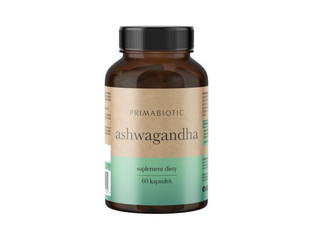 Primabiotic Ashwagandha interakcje ulotka kapsułki  60 kaps.