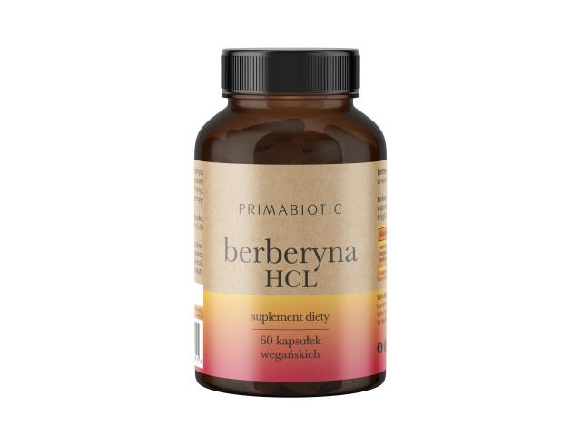 Primabiotic Berberyna HCL interakcje ulotka kapsułki - 60 kaps.