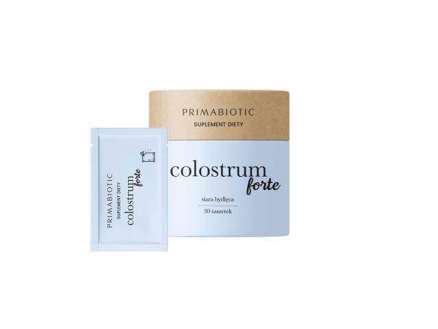 Primabiotic Colostrum Forte interakcje ulotka proszek  30 sasz.