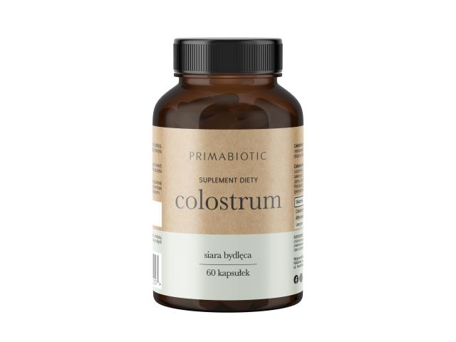 Primabiotic Colostrum interakcje ulotka kapsułki  60 kaps.