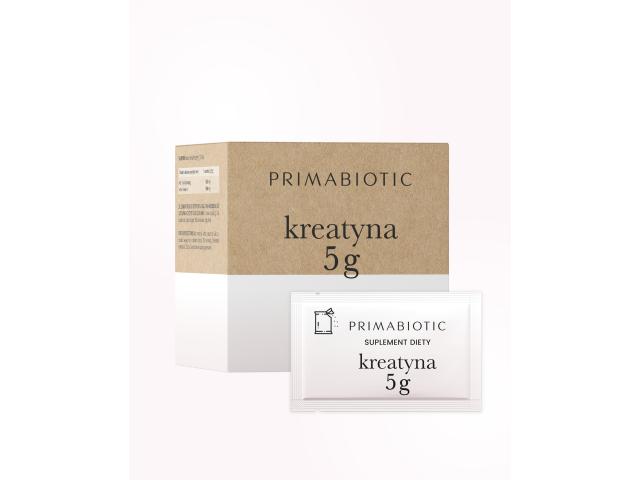 Primabiotic Kreatyna 5 G smak neutralny interakcje ulotka proszek - 30 sasz.