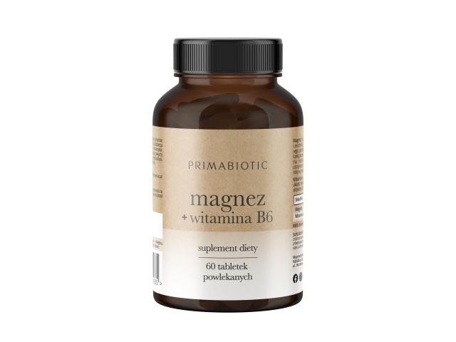 Primabiotic Magnez + Witamina B6 interakcje ulotka tabletki  60 tabl. (but.)