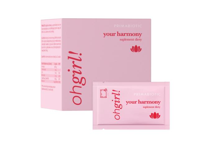 Primabiotic Oh Girl! Your Harmony interakcje ulotka saszetka - 30 sasz.