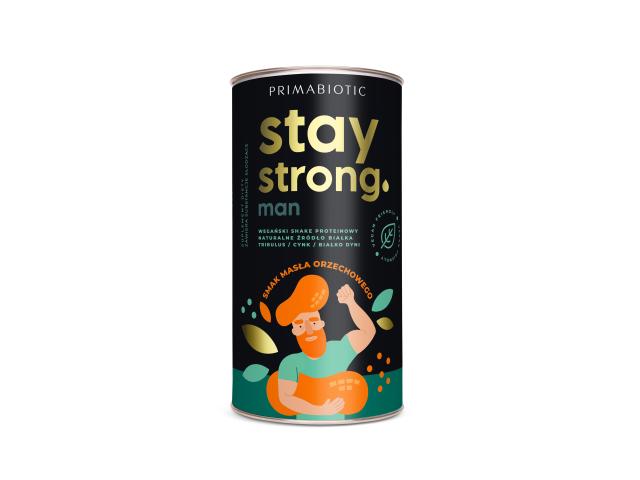 Primabiotic Stay Strong Man smak masła orzechowego interakcje ulotka proszek  500 g