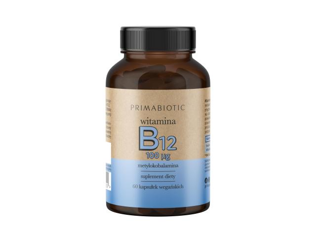 Primabiotic Witamina B12 100 mcg interakcje ulotka kapsułki  60 kaps.