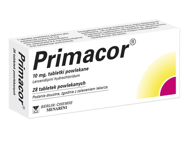 Primacor interakcje ulotka tabletki powlekane 10 mg 28 tabl. | 2 blist.po 14 szt.