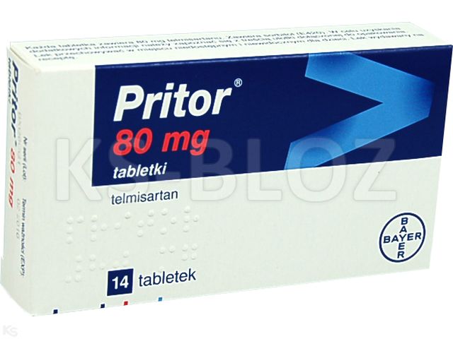 Pritor interakcje ulotka tabletki 80 mg 14 tabl. (blist. Alu/OPA/PVC)