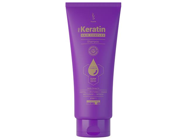 Pro Keratin Hair Complex Szampon do mycia włosów krok 1 interakcje ulotka   200 ml