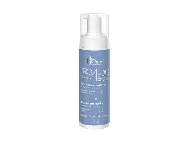 Pro4biotic Pianka do mycia twarzy oczyszczająco-łagodząca interakcje ulotka pianka - 150 ml