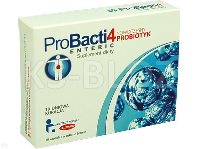 Probacti 4 Enteric interakcje ulotka kapsułki  10 kaps.