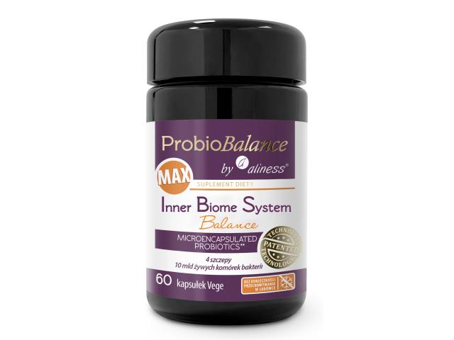 ProbioBalance Inner Biome System Max interakcje ulotka kapsułki - 60 kaps.