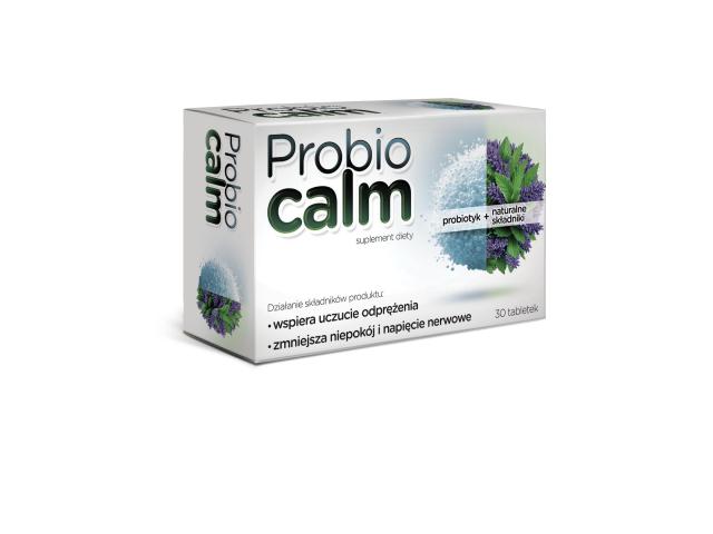 Probiocalm interakcje ulotka tabletki - 30 tabl.