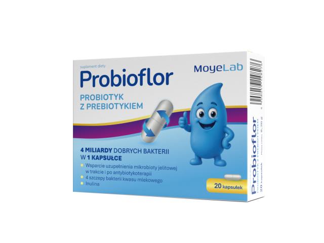 Probioflor interakcje ulotka kapsułki  20 kaps.
