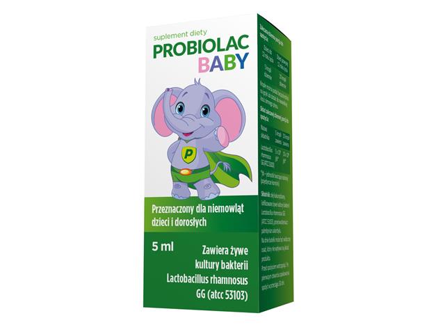Probiolac Baby interakcje ulotka krople  5 ml