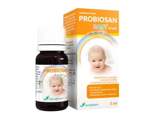 Probiosan Baby interakcje ulotka krople  5 ml | butelka