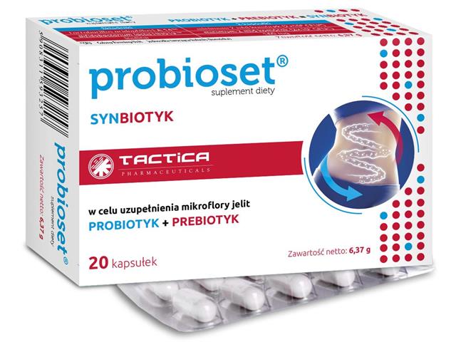 Probioset interakcje ulotka kapsułki - 16 kaps.