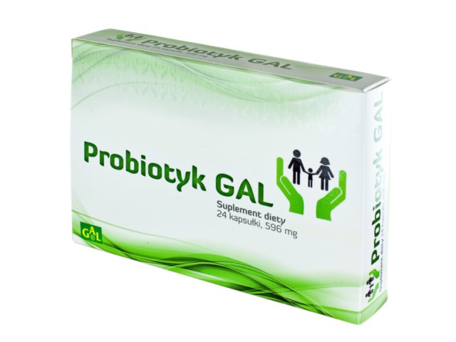 Probiotyk Gal interakcje ulotka kapsułki - 24 kaps.