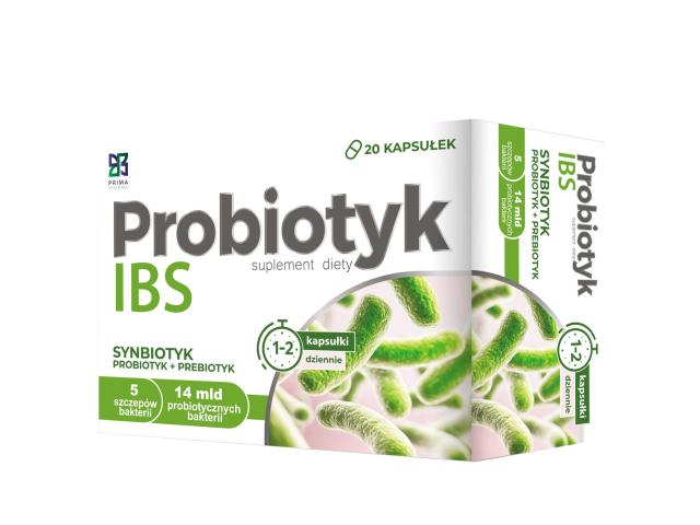 Probiotyk IBS interakcje ulotka kapsułki  20 kaps.